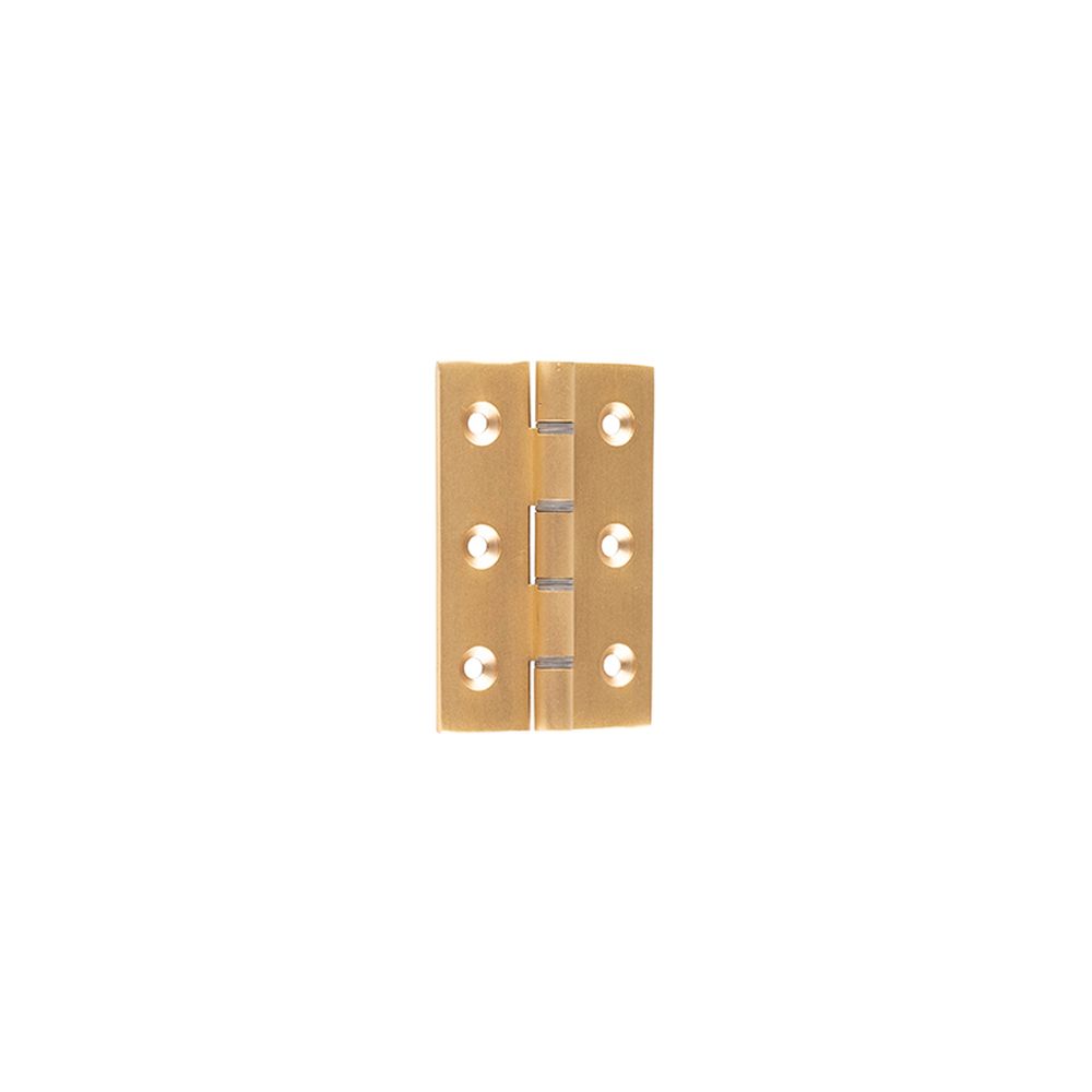 This is an image showing the Frelan - 76x50x2.5mm SB DPBW hinges available to order from T.H. Wiggans Ironmongery in Kendal