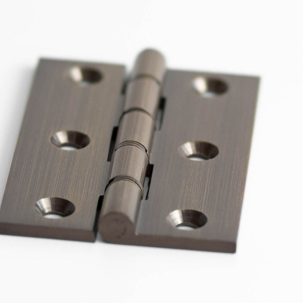 This is an image showing the Frelan - 102x67x2.5mm SN DPBW hinges available to order from T.H. Wiggans Ironmongery in Kendal