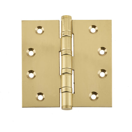 This is an image of a Frelan - 102x102x3mm PB B/B HINGE  that is availble to order from T.H Wiggans Architectural Ironmongery in in Kendal.