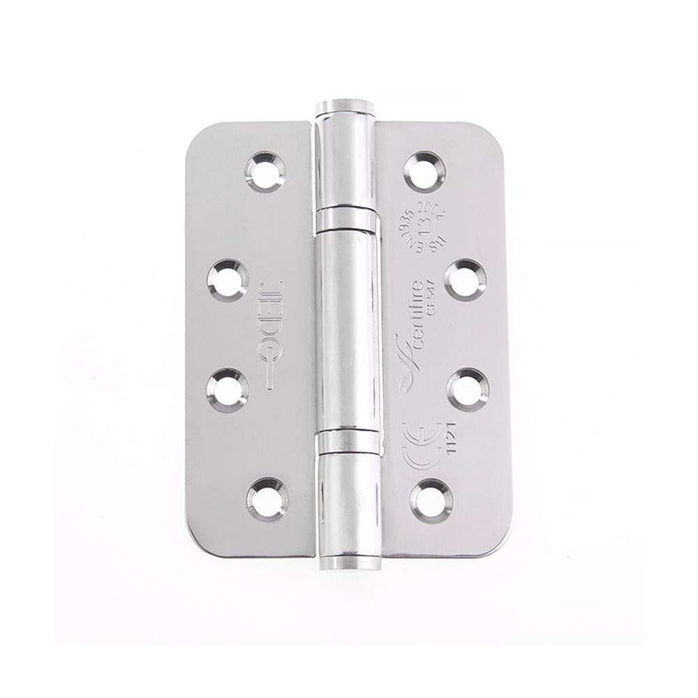This is an image showing the Frelan - 102x76x3mm PSS Radius PBH 3 knuckle hinge pack of 3 available to order from T.H. Wiggans Ironmongery in Kendal