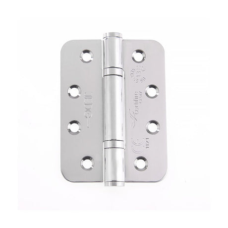 This is an image of a Frelan - 102x76x3mm PSS Radius PBH 3 knuckle hinge pack of 3 that is availble to order from T.H Wiggans Architectural Ironmongery in in Kendal.