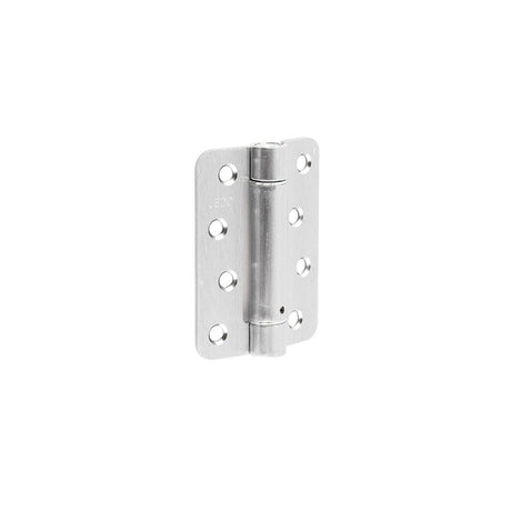 This is an image of a Frelan - SC 102x76 S/A Spring Hinge Pk3 Radius that is availble to order from T.H Wiggans Architectural Ironmongery in in Kendal.