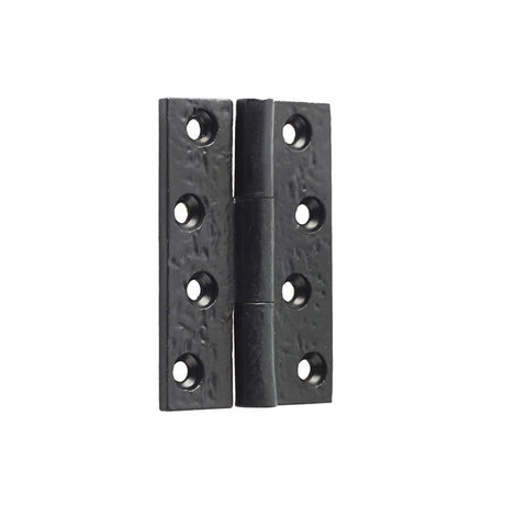 This is an image of a Frelan - Butt Hinge 102 x 68mm - Antique Black that is availble to order from T.H Wiggans Architectural Ironmongery in in Kendal.