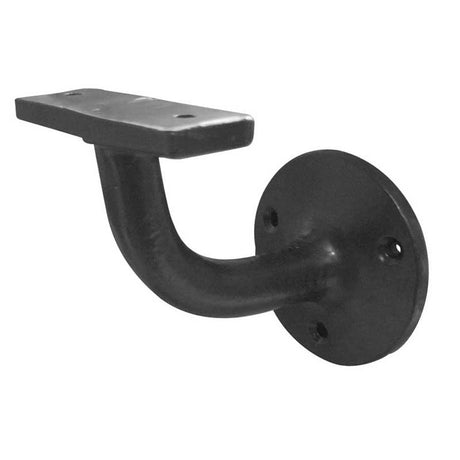 This is an image of a Frelan - Handrail Bracket - Antique Black that is availble to order from T.H Wiggans Architectural Ironmongery in Kendal in Kendal.