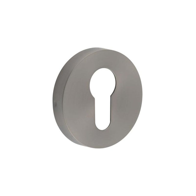This is an image of Frelan - GM Euro Profile Escutcheon PVD 52x8mm available to order from T.H Wiggans Architectural Ironmongery in Kendal, quick delivery and discounted prices.