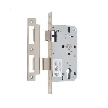 This is an image of a Frelan - 72mm sss Din euro sashlock 60mm backset that is availble to order from T.H Wiggans Architectural Ironmongery in Kendal.