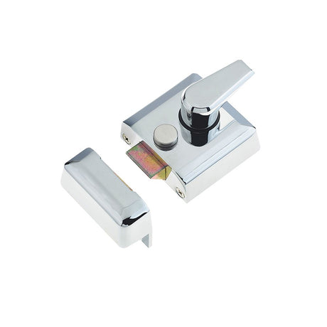 This is an image of a Frelan - PC Narrow nightlatch that is availble to order from T.H Wiggans Architectural Ironmongery in Kendal.