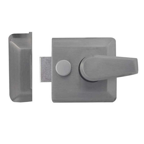 This is an image of a Frelan - SC Narrow nightlatch that is availble to order from T.H Wiggans Architectural Ironmongery in Kendal.