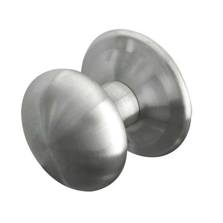 This is an image of Frelan - Centre Door Knob - Grade 304 Satin Stainless Steel available to order from T.H Wiggans Architectural Ironmongery in Kendal, quick delivery and discounted prices.