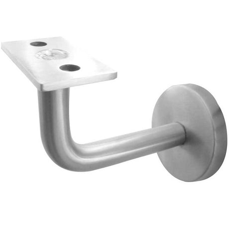 This is an image of a Frelan - Handrail Bracket - Grade 304 Satin Stainless Steel that is availble to order from T.H Wiggans Architectural Ironmongery in Kendal in Kendal.