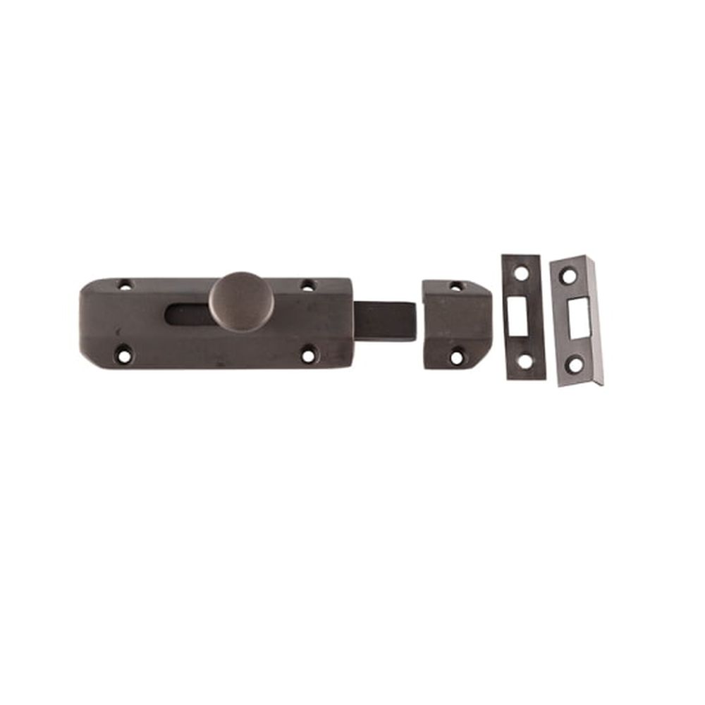 This is an image showing the Frelan - 100mm DB Slide Bolt available to order from T.H. Wiggans Ironmongery in Kendal