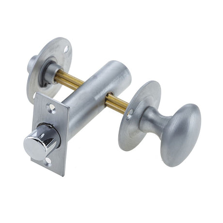 This is an image of Frelan - Bathroom Bolt c/w Mortice Bolt - Satin Chrome available to order from T.H Wiggans Architectural Ironmongery in Kendal, quick delivery and discounted prices.