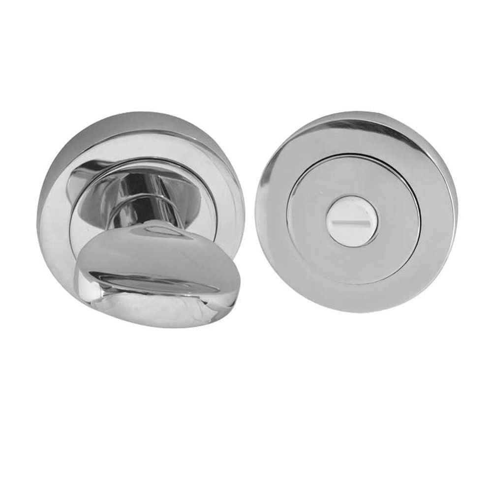 This is an image showing the Frelan - Bathroom Turn & Release without Indicator - Polished Chrome available to order from T.H. Wiggans Ironmongery in Kendal