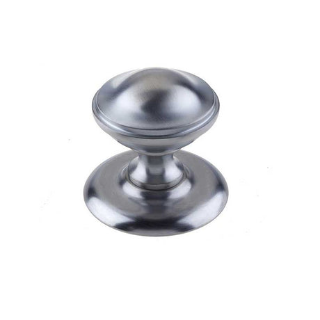 This is an image of Frelan - Belgravia Centre Door Knob - Satin Chrome available to order from T.H Wiggans Architectural Ironmongery in Kendal, quick delivery and discounted prices.
