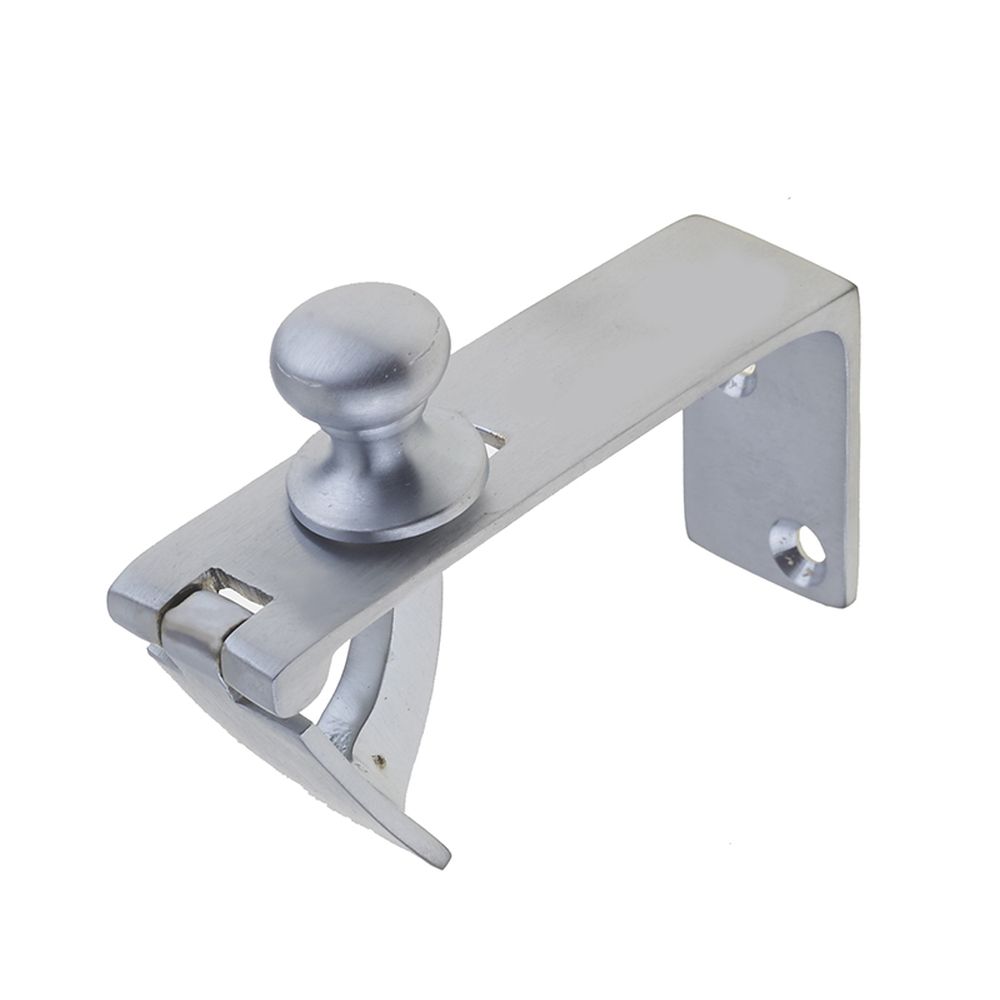 This is an image showing the Frelan - Counter Flap Catch - Satin Chrome available to order from T.H. Wiggans Ironmongery in Kendal