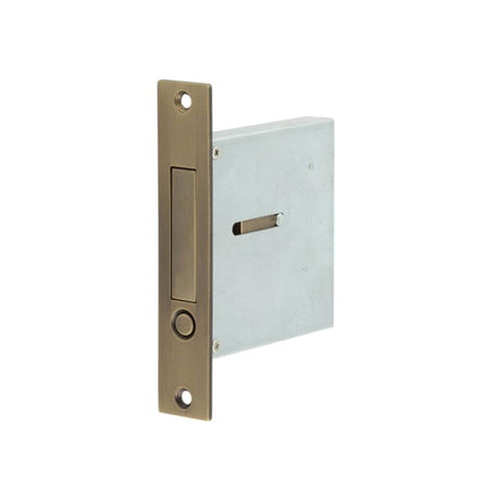 This is an image of Burlington - AB Sliding Edge Flush Handle available to order from T.H Wiggans Architectural Ironmongery in Kendal, quick delivery and discounted prices.
