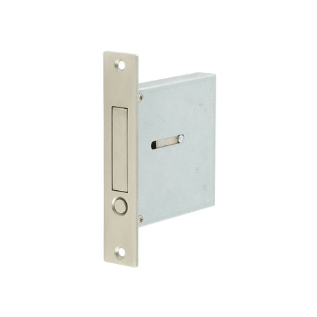 This is an image of Burlington - Sliding Edge Flush Handle - Satin Nickel available to order from T.H Wiggans Architectural Ironmongery in Kendal, quick delivery and discounted prices.