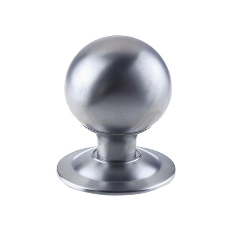 This is an image of Frelan - Bromley Centre Door Knob - Satin Chrome available to order from T.H Wiggans Architectural Ironmongery in Kendal, quick delivery and discounted prices.