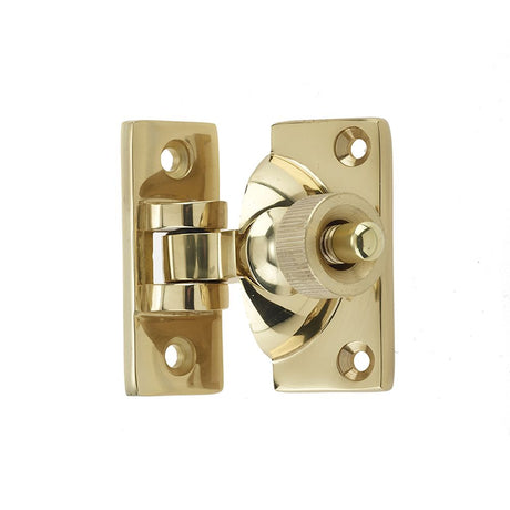 This is an image of a Frelan - Brighton Fastener - Polished Brass that is availble to order from T.H Wiggans Architectural Ironmongery in Kendal in Kendal.