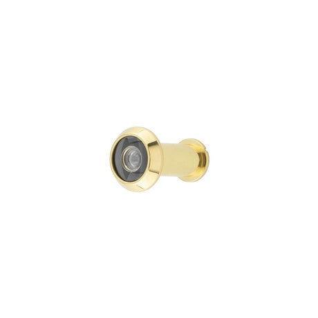 This is an image of Frelan - 180 Degree Door Viewer 35-55mm - Polished Brass available to order from T.H Wiggans Architectural Ironmongery in Kendal, quick delivery and discounted prices.