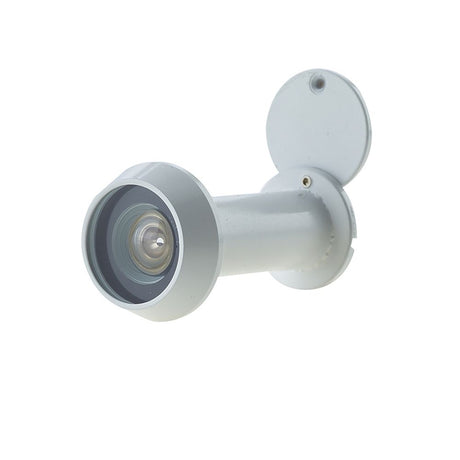 This is an image of Frelan - 200 Degree Door Viewer 35-55mm - White available to order from T.H Wiggans Architectural Ironmongery in Kendal, quick delivery and discounted prices.