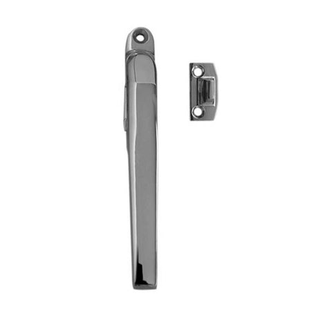 This is an image of a Frelan - Modern NV Non Lockable Casement Fastener - Polished Chrome that is availble to order from T.H Wiggans Architectural Ironmongery in Kendal in Kendal.