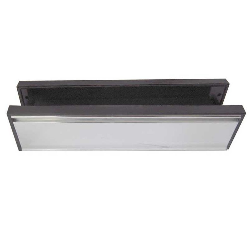 This is an image showing the Frelan - 295 x 71mm SILVER LETTERPLATE available to order from T.H. Wiggans Ironmongery in Kendal