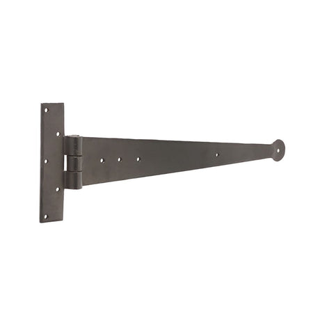 This is an image of a Frelan - Valley Forge 370mm Tee Hinges - Black that is availble to order from T.H Wiggans Architectural Ironmongery in in Kendal.