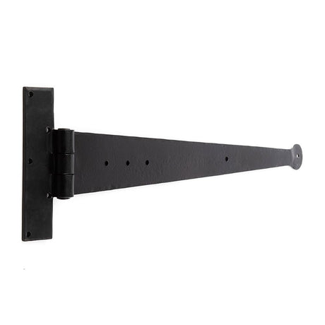 This is an image of a Frelan - Valley Forge 445mm Tee Hinges - Black that is availble to order from T.H Wiggans Architectural Ironmongery in in Kendal.