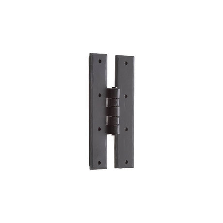 This is an image of a Frelan - Vally Forge 66 x 155mm H-Hinges - Black that is availble to order from T.H Wiggans Architectural Ironmongery in in Kendal.