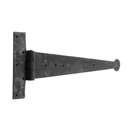 This is an image of a Frelan - Valley Forge 370mm Tee Hinges - Beeswax that is availble to order from T.H Wiggans Architectural Ironmongery in in Kendal.