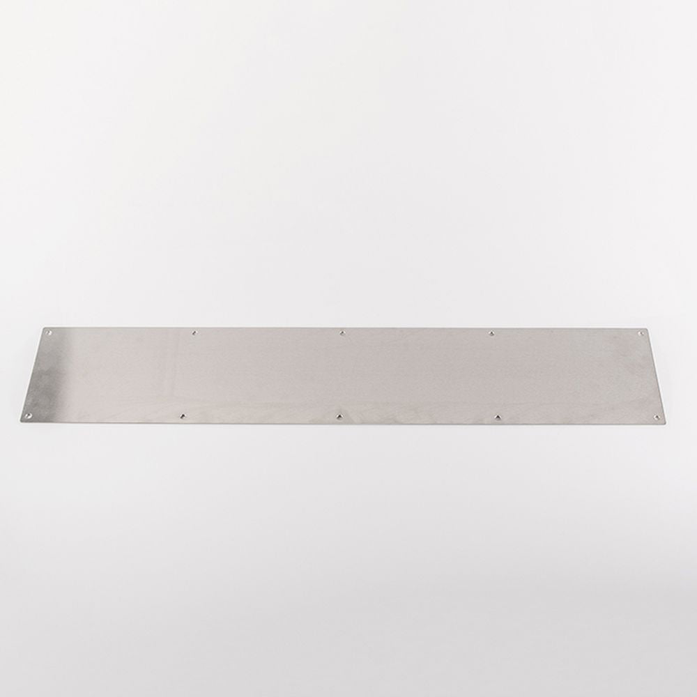 This is an image of Eurospec - Kickplate 790 x 150mm - SSS available to order from T.H Wiggans Architectural Ironmongery in Kendal, quick delivery and discounted prices.