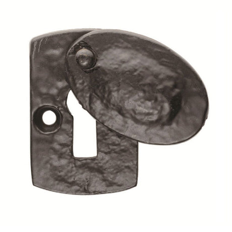 This is an image of Ludlow - Plaque Covered Escutcheon - Black Antique available to order from T.H Wiggans Architectural Ironmongery in Kendal, quick delivery and discounted prices.