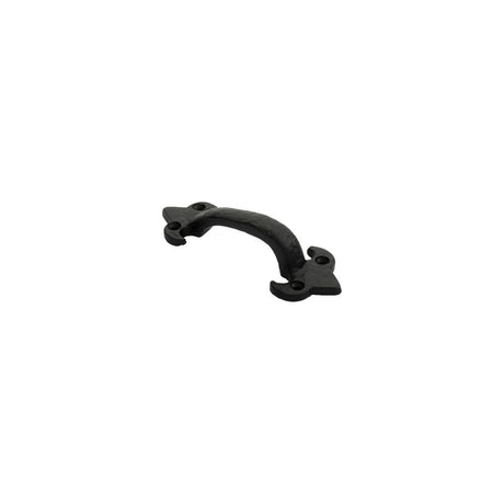 This is an image of Ludlow - Pull Handle 133mm - Black Antique available to order from T.H Wiggans Architectural Ironmongery in Kendal, quick delivery and discounted prices.
