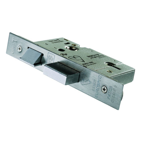 This is an image of a Eurospec - Easi T 5 Lever BS Sashlock 64mm - SSS that is availble to order from T.H Wiggans Architectural Ironmongery in Kendal.