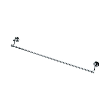 This is an image of a Carlisle Brass - Tempo Single Towel Rail 525mm - Polished Chrome that is availble to order from T.H Wiggans Architectural Ironmongery in Kendal in Kendal.