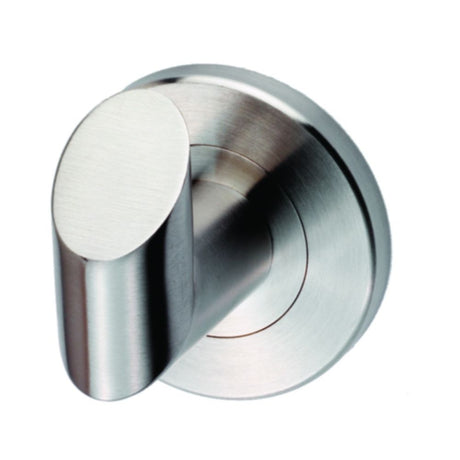 This is an image of a Carlisle Brass - Stainless Steel Robe Hook - Stainless Steel that is availble to order from T.H Wiggans Architectural Ironmongery in Kendal in Kendal.