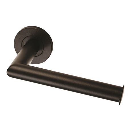 This is an image of a Carlisle Brass - Stainless Steel Toilet Paper Holder - Matt Black that is availble to order from T.H Wiggans Architectural Ironmongery in Kendal in Kendal.