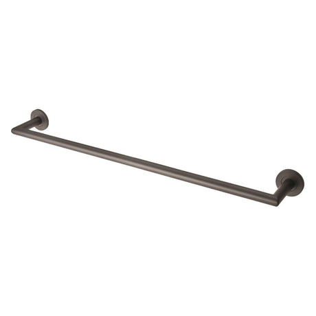 This is an image of a Carlisle Brass - Stainless Steel Single Towel Rail - Matt Black that is availble to order from T.H Wiggans Architectural Ironmongery in Kendal in Kendal.