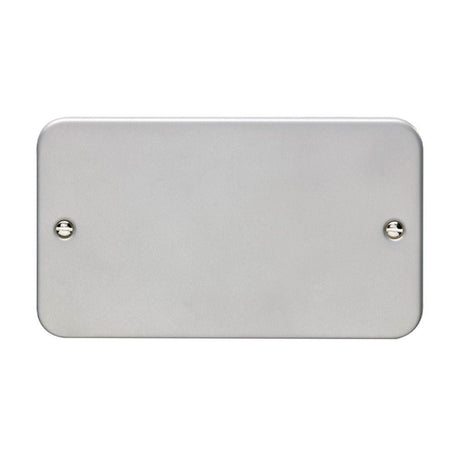 This is an image showing Eurolite Metal Clad Double Blank Plate - Metal Clad mc2b available to order from T.H. Wiggans Ironmongery in Kendal, quick delivery and discounted prices.