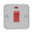 This is an image showing Eurolite Metal Clad 45Amp Switch with Neon Indicator - Metal Clad mc45aswnsw available to order from T.H. Wiggans Ironmongery in Kendal, quick delivery and discounted prices.