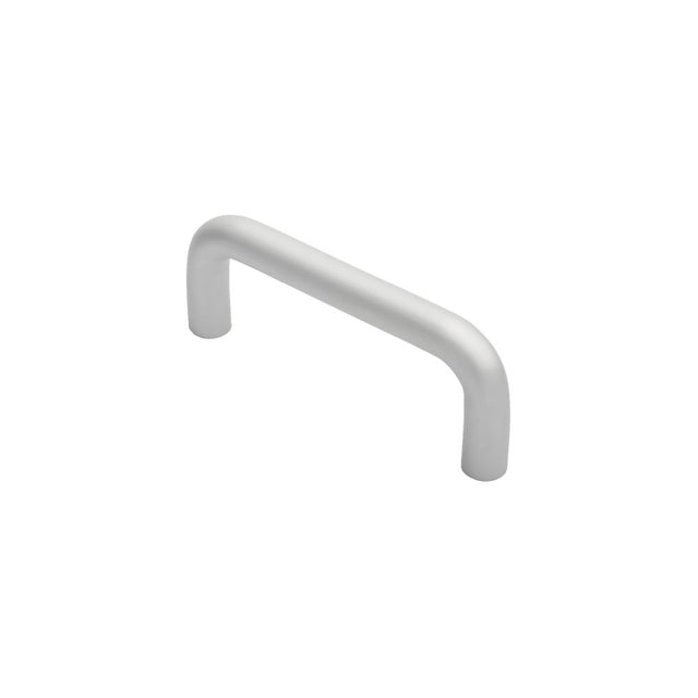 This is an image of Eurospec - D Pull Handle - Satin Anodised Aluminium available to order from T.H Wiggans Architectural Ironmongery in Kendal, quick delivery and discounted prices.