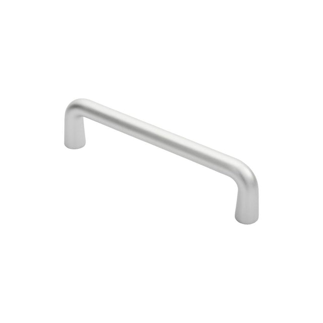 This is an image of Eurospec - D Pull Handle - Satin Anodised Aluminium available to order from T.H Wiggans Architectural Ironmongery in Kendal, quick delivery and discounted prices.