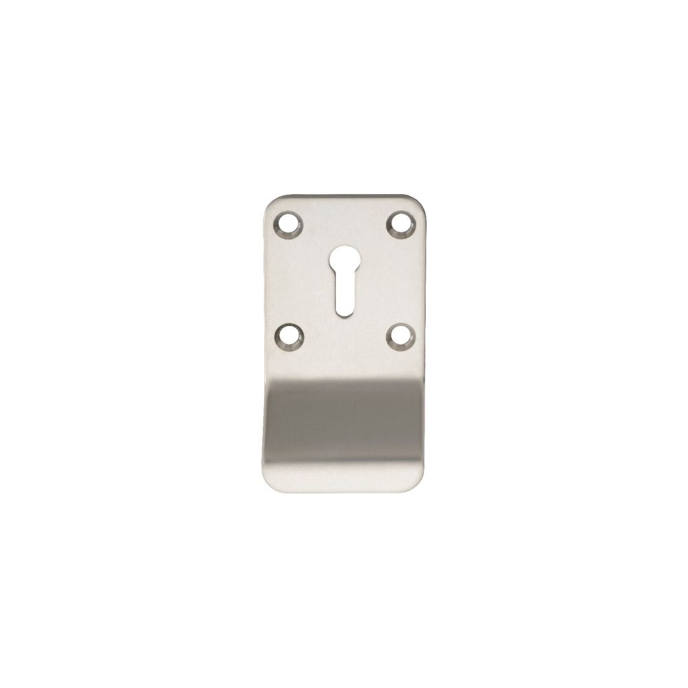 This is an image of Eurospec - Lock Profile Cylinder Pull - Bright Stainless Steel available to order from T.H Wiggans Architectural Ironmongery in Kendal, quick delivery and discounted prices.