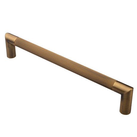 This is an image of Serozzetta - Mitred Lines Pull Handle available to order from T.H Wiggans Architectural Ironmongery in Kendal, quick delivery and discounted prices.