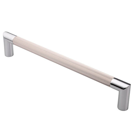 This is an image of Serozzetta - Mitred Lines Pull Handle available to order from T.H Wiggans Architectural Ironmongery in Kendal, quick delivery and discounted prices.
