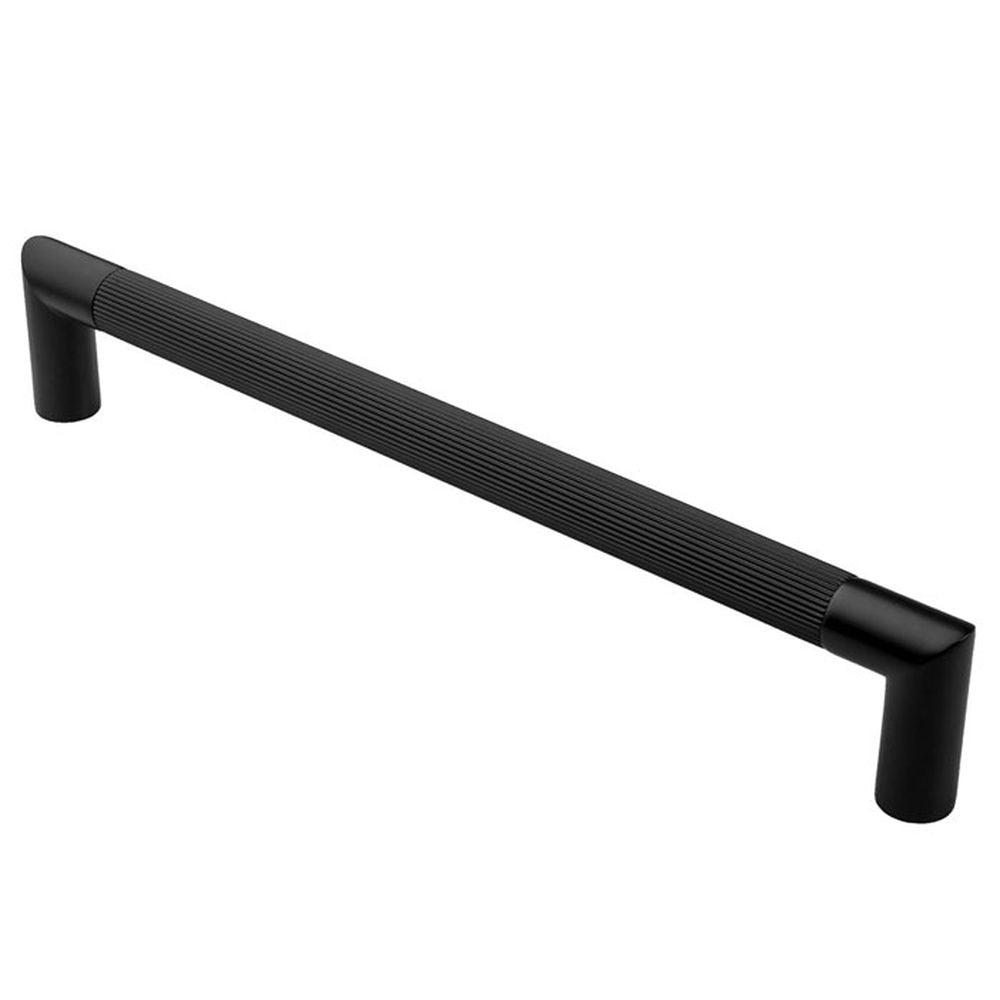 This is an image of Serozzetta - Mitred Lines Pull Handle available to order from T.H Wiggans Architectural Ironmongery in Kendal, quick delivery and discounted prices.