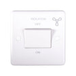 This is an image showing Eurolite Enhance White Plastic Fan Switch - White (With White Trim) pl3111 available to order from T.H. Wiggans Ironmongery in Kendal, quick delivery and discounted prices.