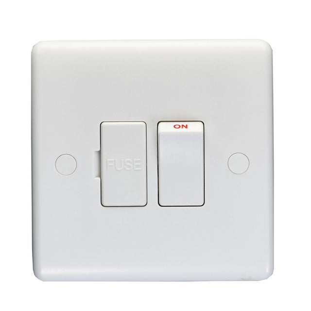 This is an image showing Eurolite Enhance White Plastic Fuse Spur - White pl4190 available to order from T.H. Wiggans Ironmongery in Kendal, quick delivery and discounted prices.