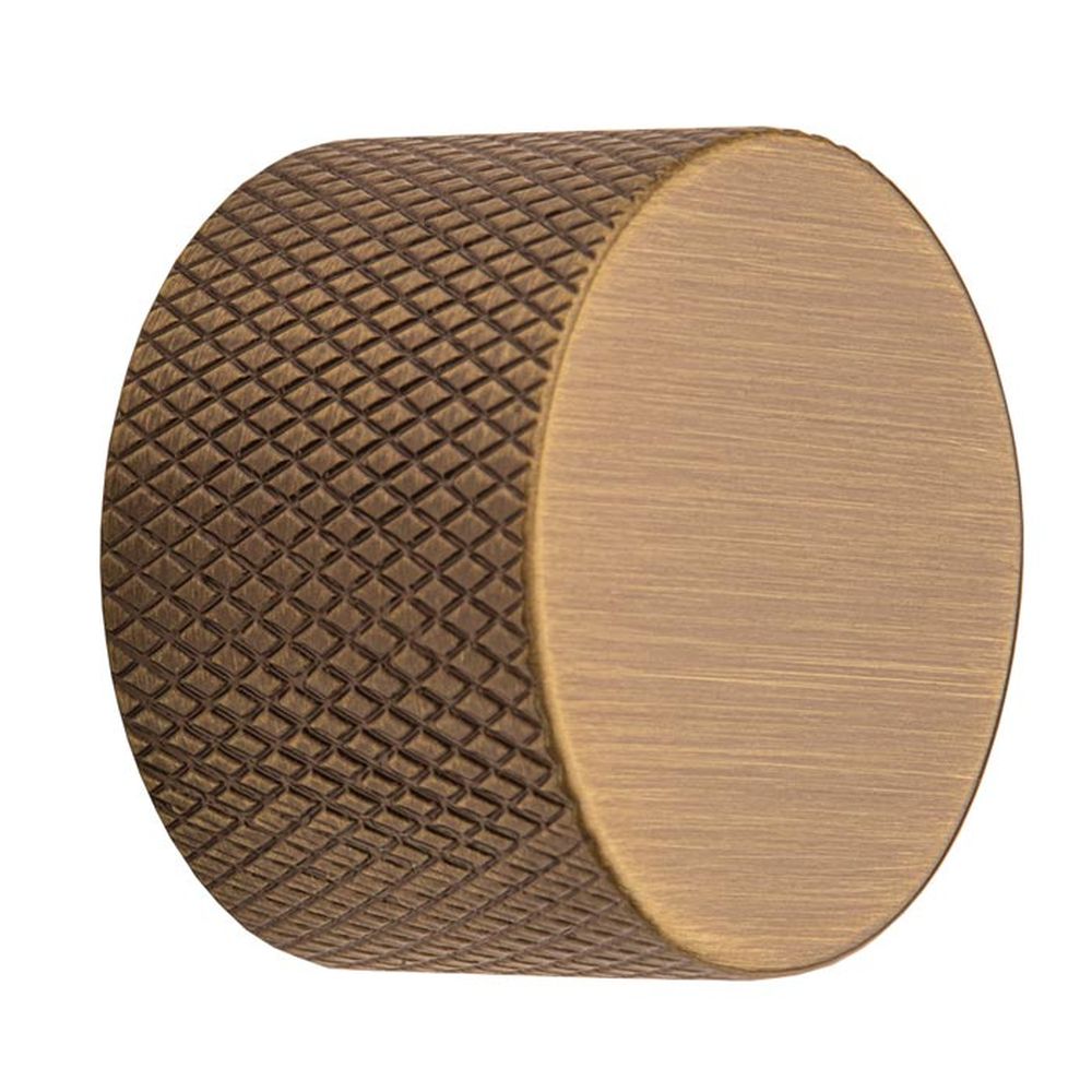This is an image showing Knurled Dimmer Knob Only - Antique Brass spkdimab available to order from T.H. Wiggans Ironmongery in Kendal, quick delivery and discounted prices.